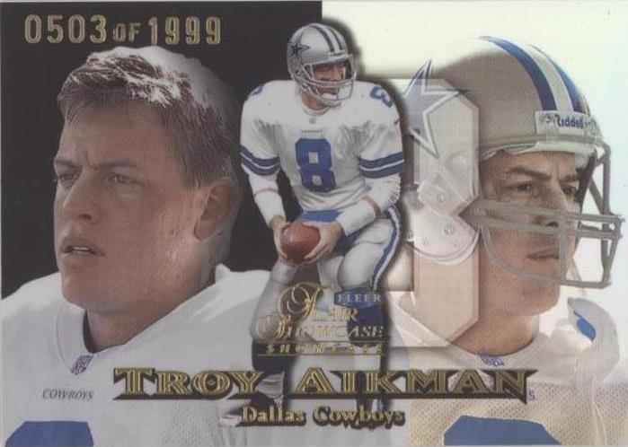 1999 Flair Showcase Troy Aikman #161