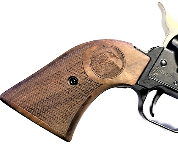 HERITAGE ROUGH RIDER Walnut GRIPS .22 & .22 MAG Carved American eagle