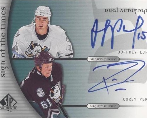 2005-06 SP Authentic - Corey Perry Joffrey Lupul #D-LP