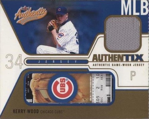 2004 Fleer Authentix - Kerry Wood #JA-KW
