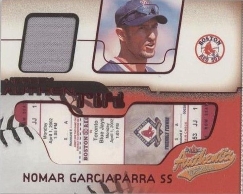 2002 Fleer Authentix - Nomar Garciaparra #JA-NG