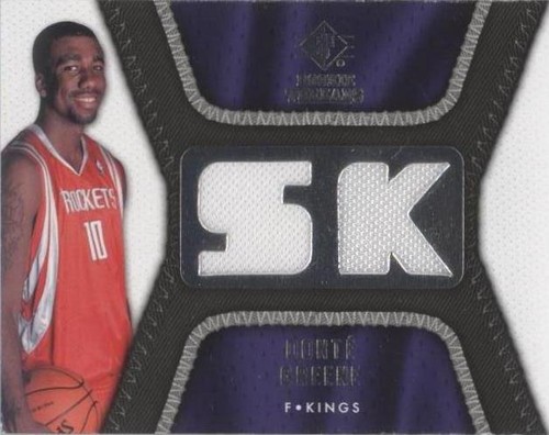 2008-09 SP Rookie Threads - Donte Greene #RT-GR