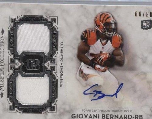 2013 Topps Museum Collection Giovani Bernard #SSDRA-GN