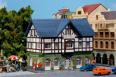 232539 Faller N-Scale 1:160 Kit of Branch Dresdner Bank 2018