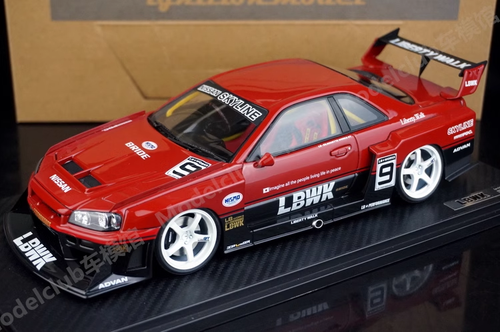 【IG-MODEL】1/18 LB-ER34 Super Silhouette Ignition IG 1/18 LB-ER34 Super Nissan Silhouette SKYLINE