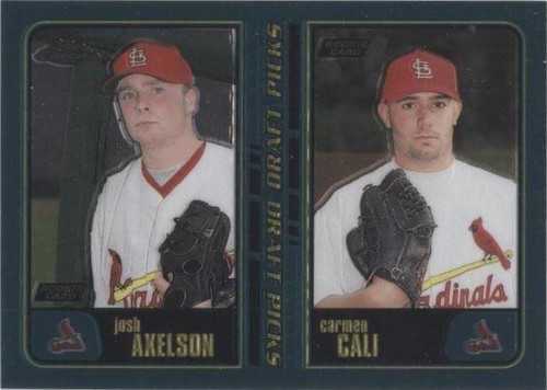 2001 Topps Chrome - Carmen Cali Josh Axelson #609