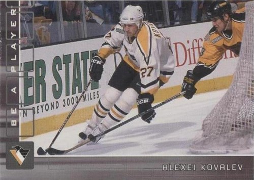 2001-02 In the Game Be A Player Memorabilia - Alex Kovalev #168