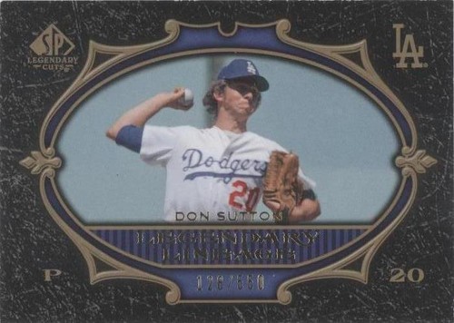 2007 SP Legendary Cuts - Don Sutton #140
