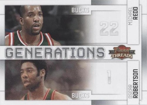 2009-10 Panini Threads - Michael Redd/Oscar Robertson #2