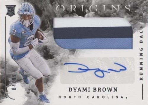 2021 Panini Chronicles Draft Picks Dyami Brown #OJ-DBR