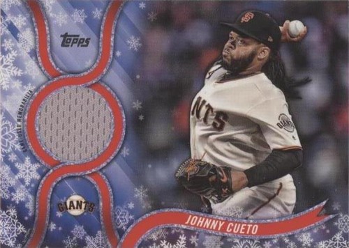 2018 Topps Holiday - Johnny Cueto #R-JC