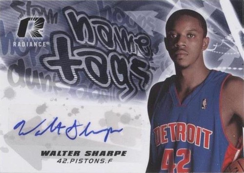 2008-09 Upper Deck Radiance - Walter Sharpe #NT-WS
