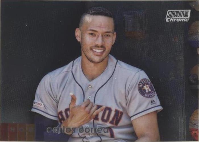 2020 Topps Stadium Club Chrome - Carlos Correa #123