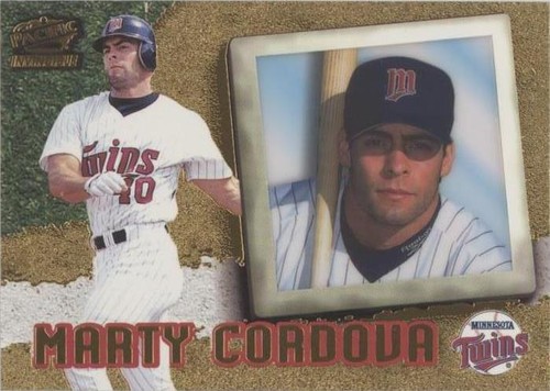 1998 Pacific Invincible - Marty Cordova #45