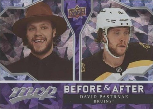 2021-22 Upper Deck MVP - David Pastrnak #BA-18