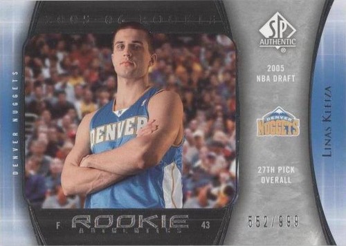 2005-06 SP Authentic - Linas Kleiza #136