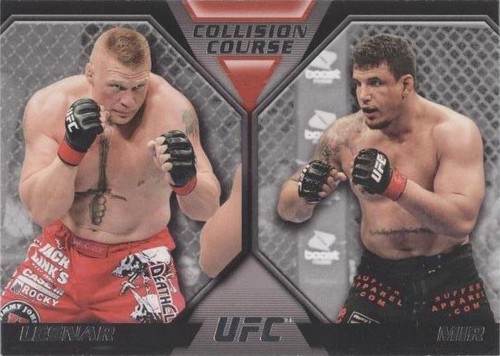 2011 Topps UFC Moment of Truth - Brock Lesnar Frank Mir #CC-LM