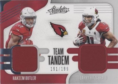 2019 Panini Absolute Andy Isabella Christian Kirk #TTM-AC