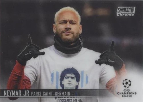 2020-21 Topps Stadium Club Chrome UCL Neymar Jr. #89