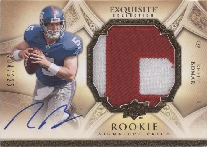 2009 Upper Deck Exquisite Collection Rhett Bomar #166