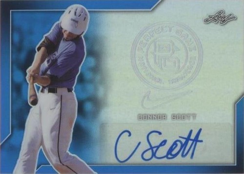 2017 Leaf Perfect Game National Showcase - Connor Scott #BA-CS3