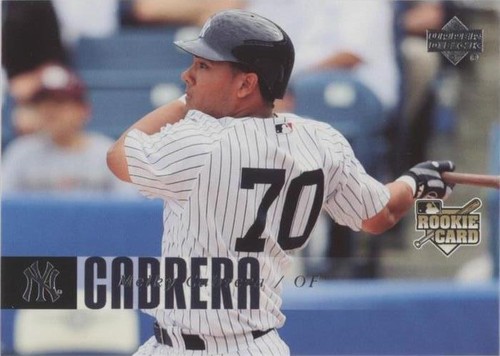 MELKY CABRERA 2006 UPPER DECK ULTIMATE NUMBERS DUAL GAME