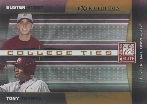 2008 Donruss Elite Extra Edition - Buster Posey Tony Thomas #CTC-30