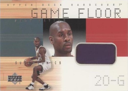 2000-01 Upper Deck Hardcourt - Gary Payton #GP-F