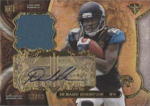2013 Topps Triple Threads Denard Robinson #TTRAR-DR