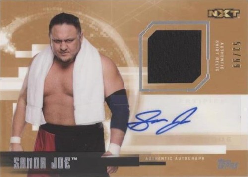 2017 Topps WWE Undisputed - Samoa Joe #UAR-SJ