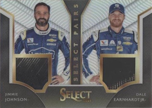 2017 Panini Select - Dale Earnhardt Jr. Jimmie Johnson #JJ-DE