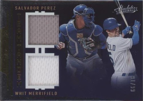 2022 Panini Absolute - Salvador Perez Whit Merrifield #TTM-SW