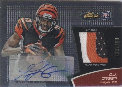 2011 Topps Finest A.J. Green #RAP-AJG