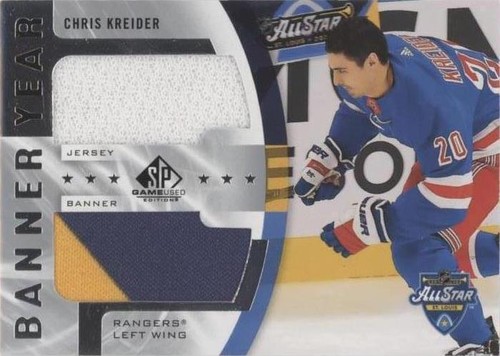 2020-21 Upper Deck SP Game Used - Chris Kreider #BYJ-CK
