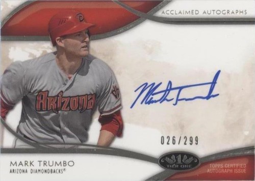 2014 Topps Tier One - Mark Trumbo #AA-MTR