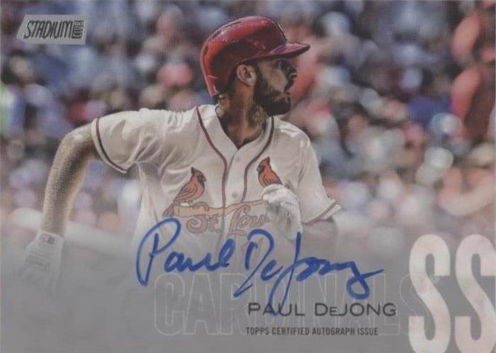 2018 Topps Stadium Club - Paul DeJong #SCA-PD