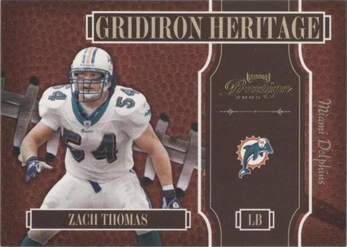 2005 Playoff Prestige Zach Thomas #GH-10