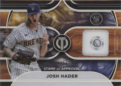 2022 Topps Tribute - Josh Hader #SOA-JH