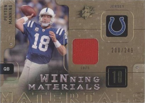2009 SPx Peyton Manning #W-PM