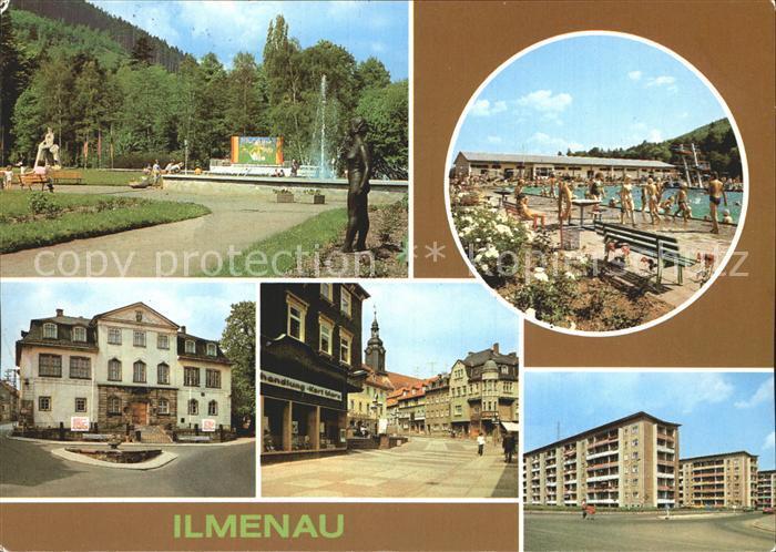 72315190 Ilmenau Thueringen Parkanlage Schwimmsportstaette Dpf Museum Lindenstra