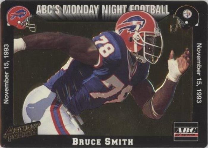 1993 Action Packed Monday Night Football Bruce Smith #44
