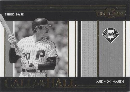 2004 Donruss Timelines - Mike Schmidt #CH-15
