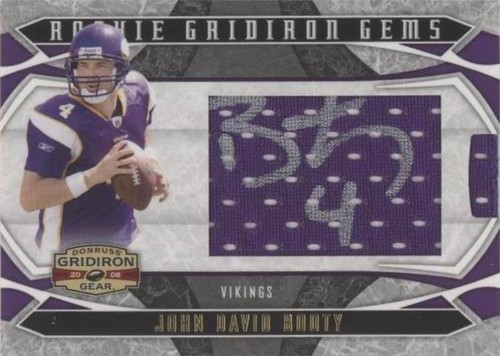 2008 Donruss Gridiron Gear John David Booty #221
