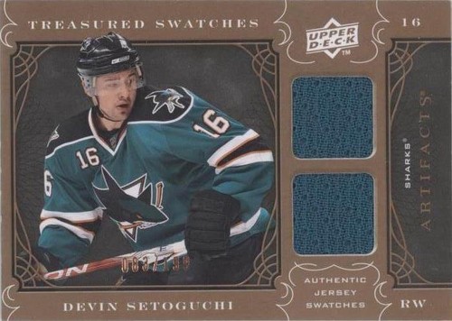 2009-10 Upper Deck Artifacts - Devin Setoguchi #TS-SE