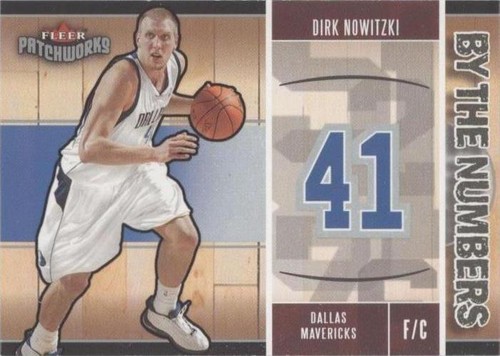 2003-04 Fleer Patchworks - Dirk Nowitzki #10BTN