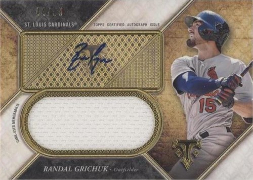 2017 Topps Triple Threads - Randal Grichuk #UAJR-RR