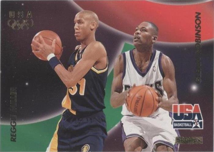 1996 Skybox USA Basketball - Glenn Robinson/Reggie Miller #59