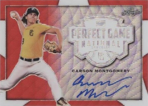 2019 Leaf Perfect Game National Showcase - Carson Montgomery #BA-CM1