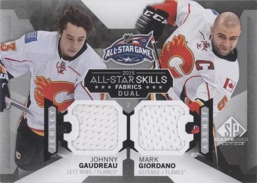 2015-16 SP Game-Used - Johnny Gaudreau Mark Giordano #AS2-6