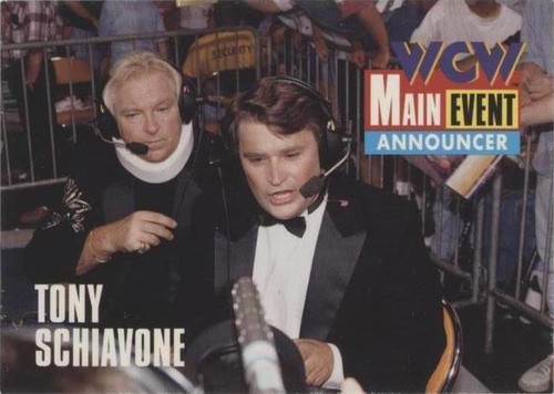 1995 CARDZ WCW Main Event - Tony Schiavone #47